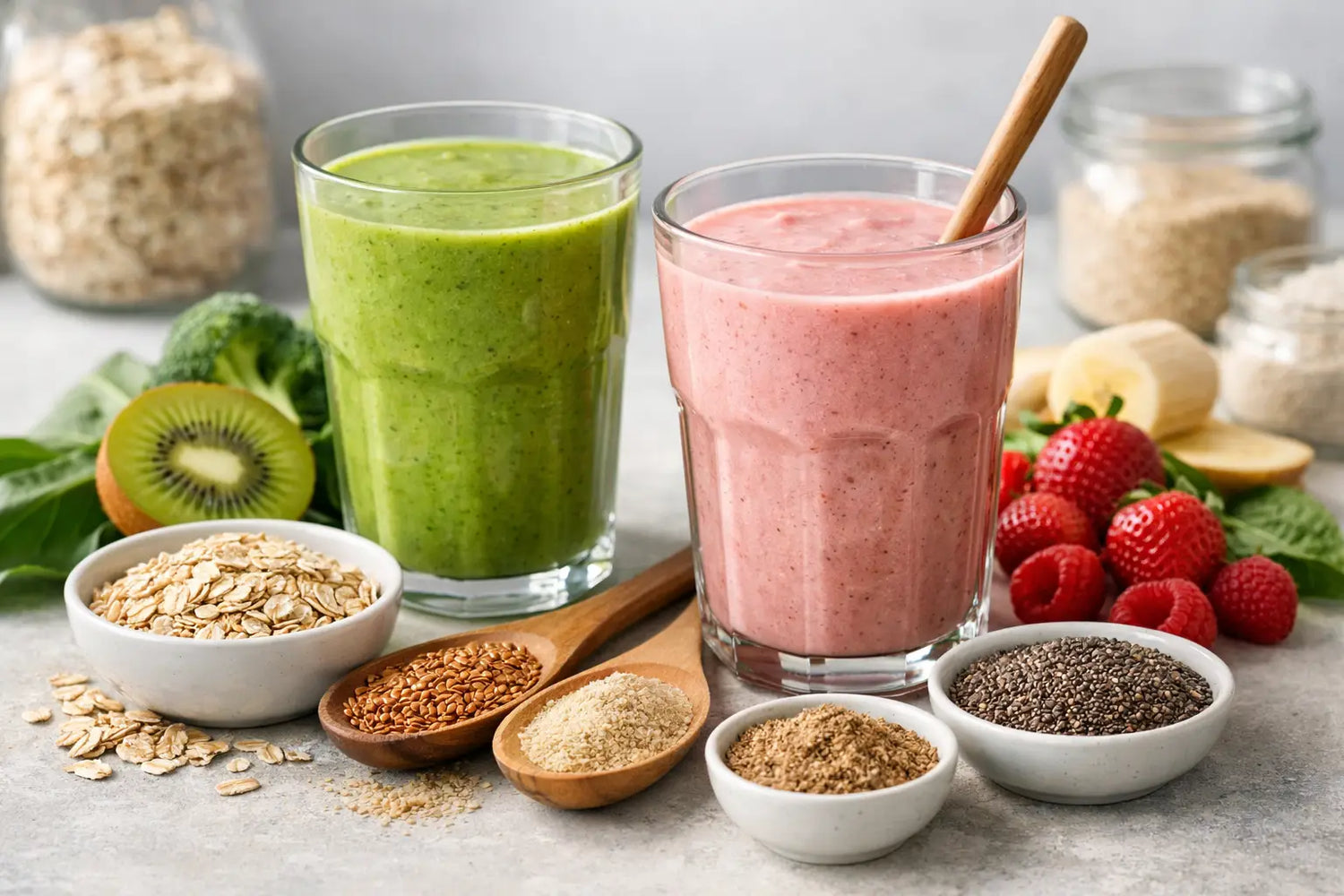 Ballaststoffe in Smoothies richtig mischen