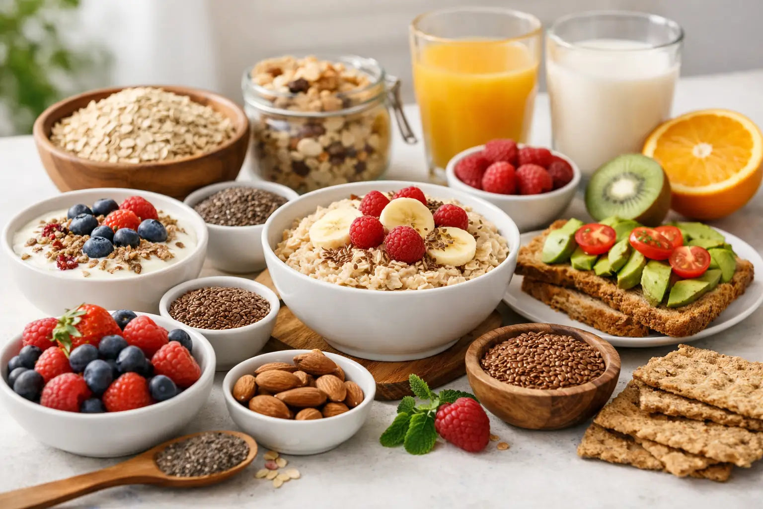 Beste Ballaststoffquellen fürs Frühstück