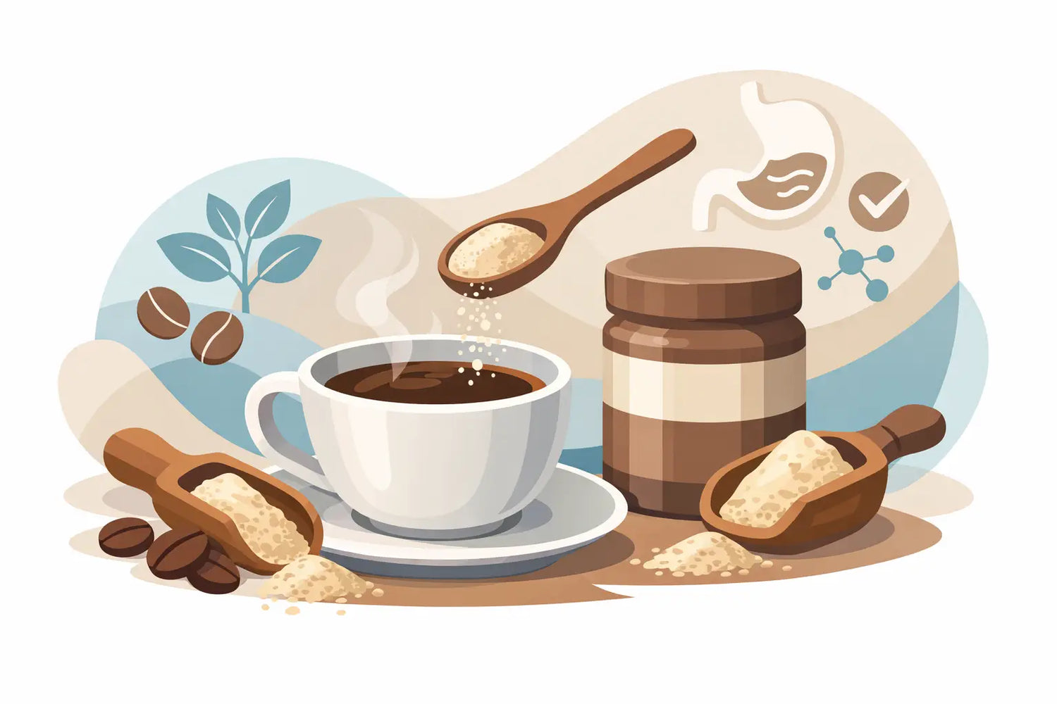 Ballaststoffpulver in Kaffee - sinnvoll?
