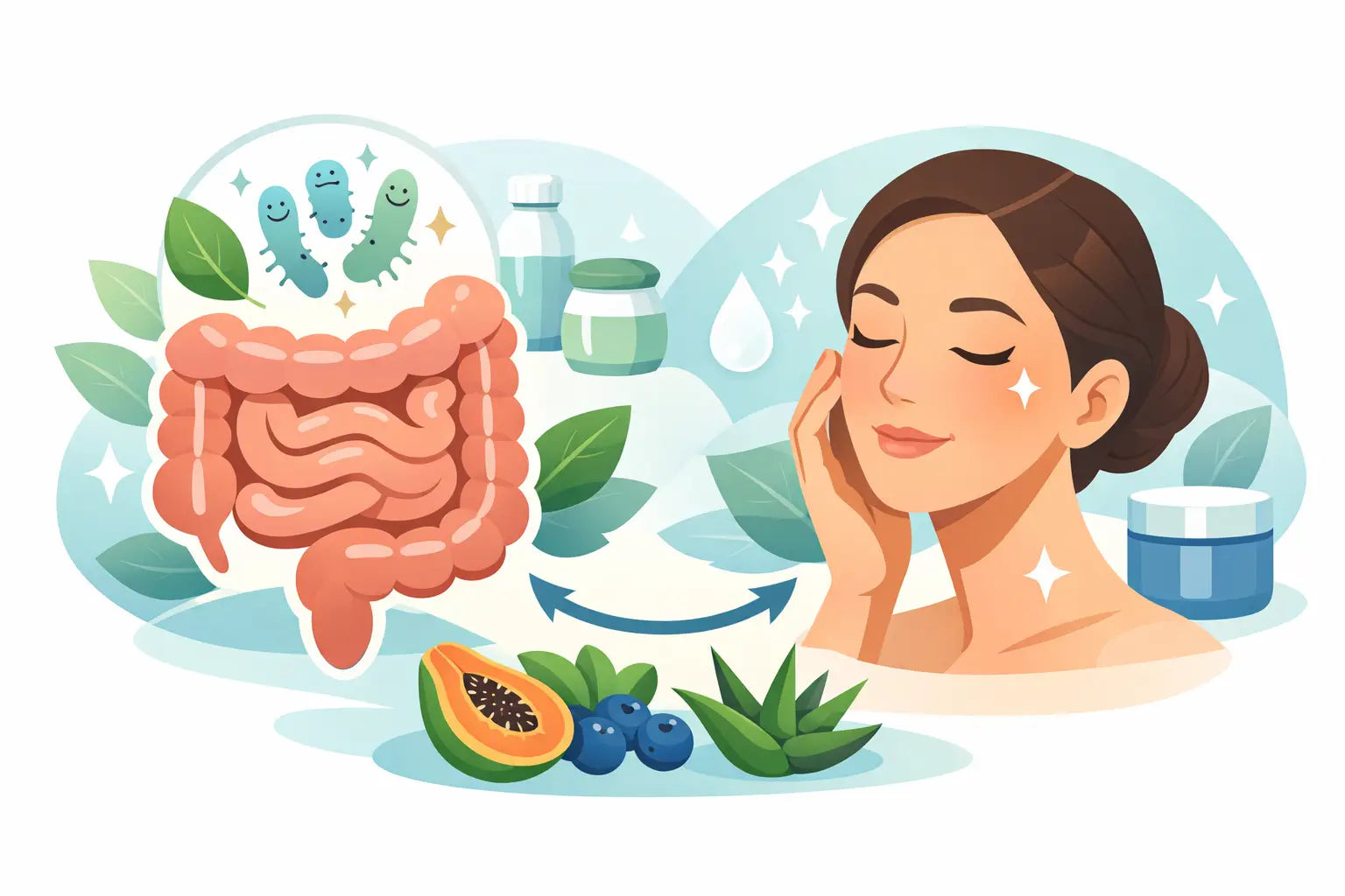 Darmgesundheit und Haut verbessern
